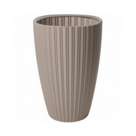 Vaso Garden ID Fancy Marrone Taupé Polietilene 40 x 58 cm