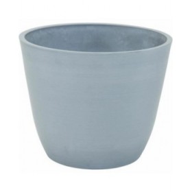 Vaso Mega Collections Ecostone Egg Grigio 41 x 33 cm