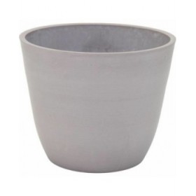 Vaso Mega Collections Ecostone Egg Marrone Taupé 53 x 40 cm