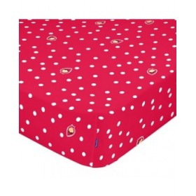 Lenzuolo con angoli HappyFriday MR FOX Rosso Multicolore 60 x 120 x 14 cm