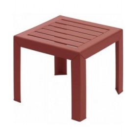 Tavolo aggiuntivo Grosfillex Miami Rosso 40 x 40 x 41 cm