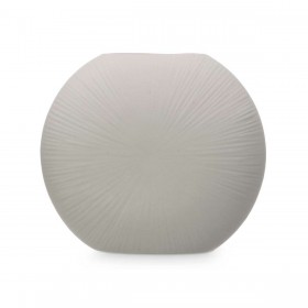 Vaso Grigio Ceramica 29 x 26 x 11 cm (4 Unità) Circolare