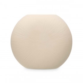 Vaso Beige Ceramica 36 x 34 x 16 cm (2 Unità) Circolare