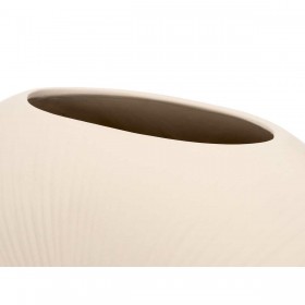 Vaso Beige Ceramica 36 x 34 x 16 cm (2 Unità) Circolare