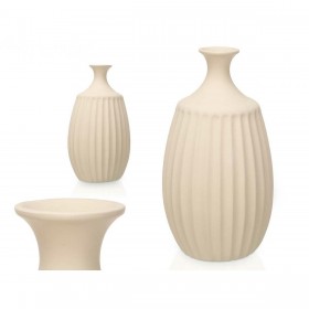 Vaso Beige Ceramica 27 x 48 x 27 cm