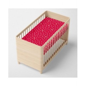 Lenzuolo con angoli HappyFriday MR FOX Rosso Multicolore 60 x 120 x 14 cm