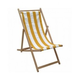 Lettino Jardin Prive Giallo 101 x 56 x 96 cm