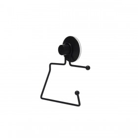 Portarotolo di Carta Igienica Nero Acciaio ABS 12 x 14 x 3,5 cm (12 Unità)