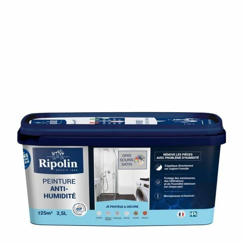 Vernice di Fondo Ripolin Grigio Raso 2,5 L