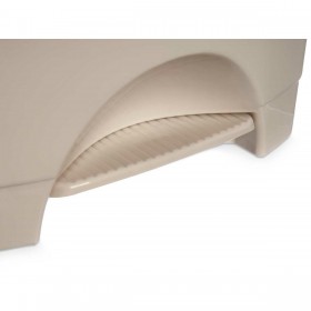 Cestino a pedale Beige Plastica 10 L (8 Unità)