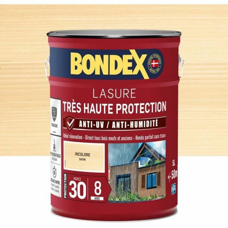 Vernice di Fondo Bondex Raso 5 L Trasparente