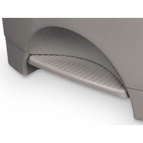 Cestino a pedale Grigio Plastica 30 L (4 Unità)
