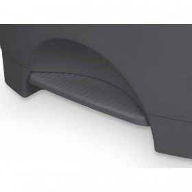 Cestino a pedale Antracite Plastica 30 L (4 Unità)