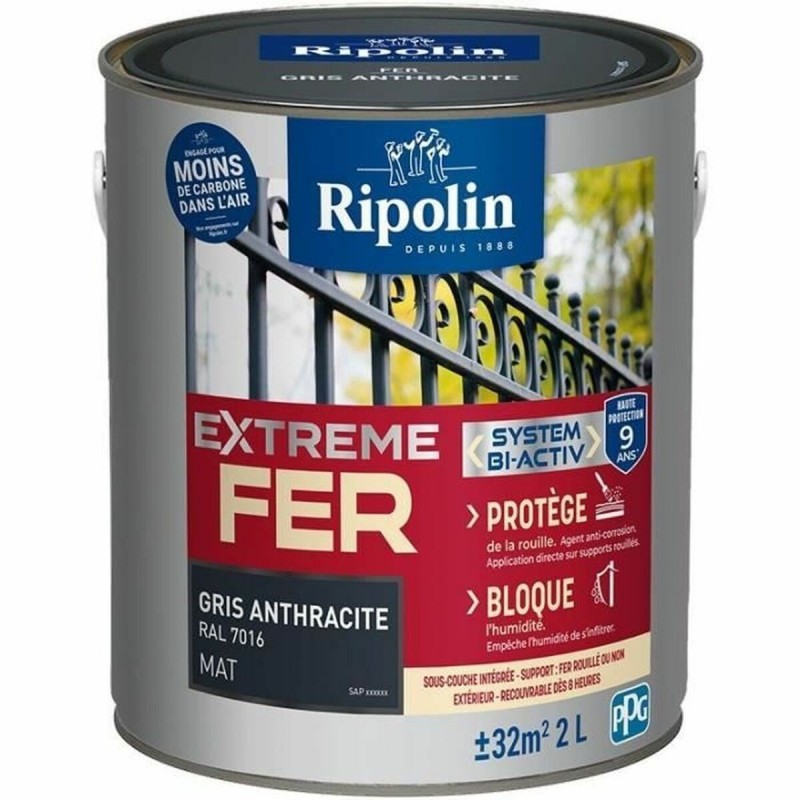 Vernice di Fondo Ripolin Grigio Mat 2 L