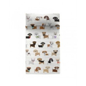 Trapunta HappyFriday Multicolore Singolo Cane