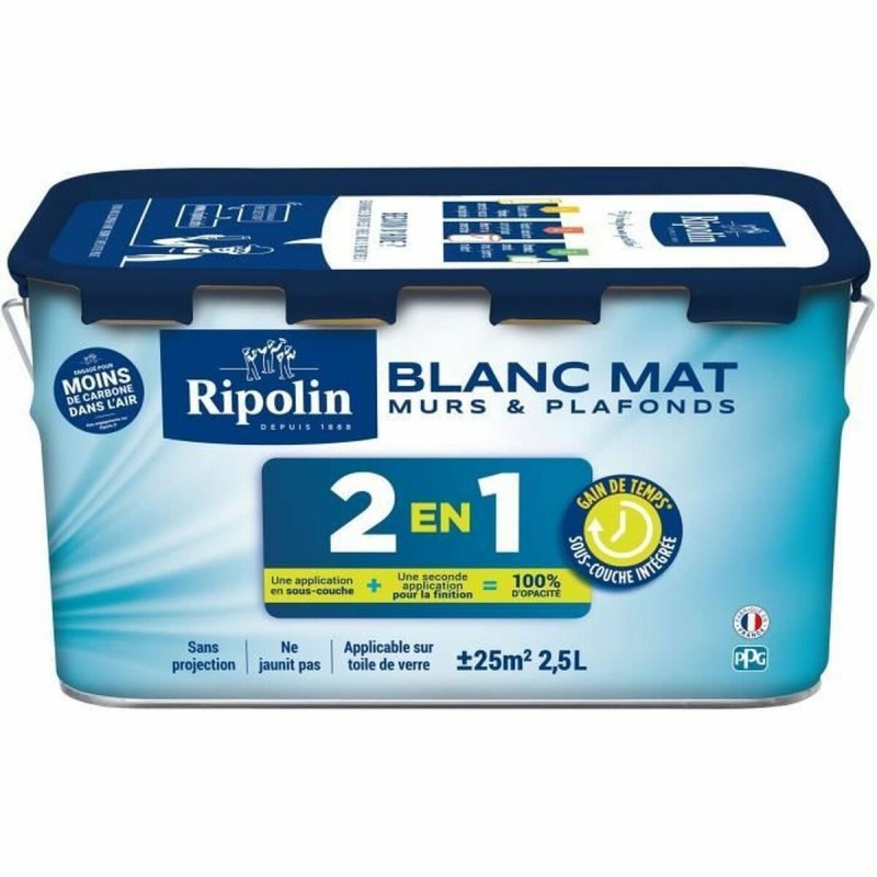 Vernice di Fondo Ripolin Bianco Mat 2,5 L