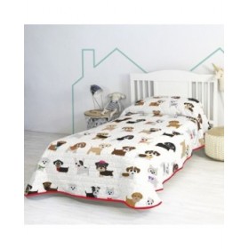 Trapunta HappyFriday Multicolore Singolo Cane