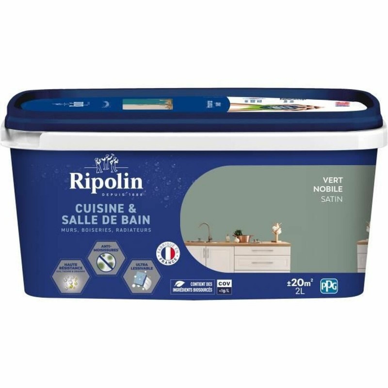 Vernice di Fondo Ripolin Vert Raso 2 L