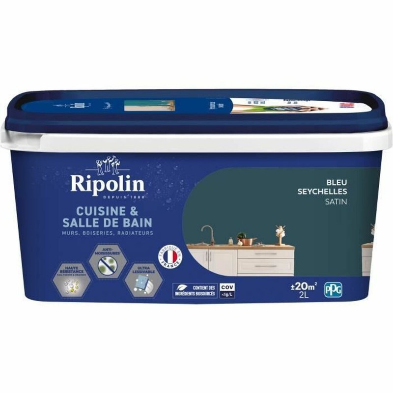 Vernice di Fondo Ripolin Azzurro Raso 2 L