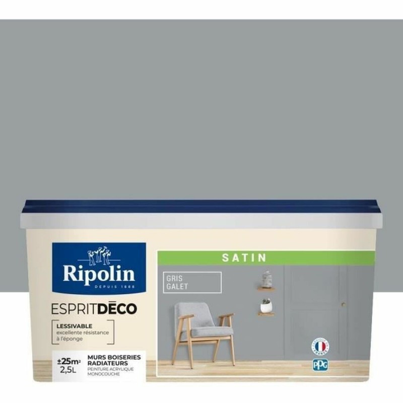 Vernice di Fondo Ripolin Grigio Raso 2,5 L