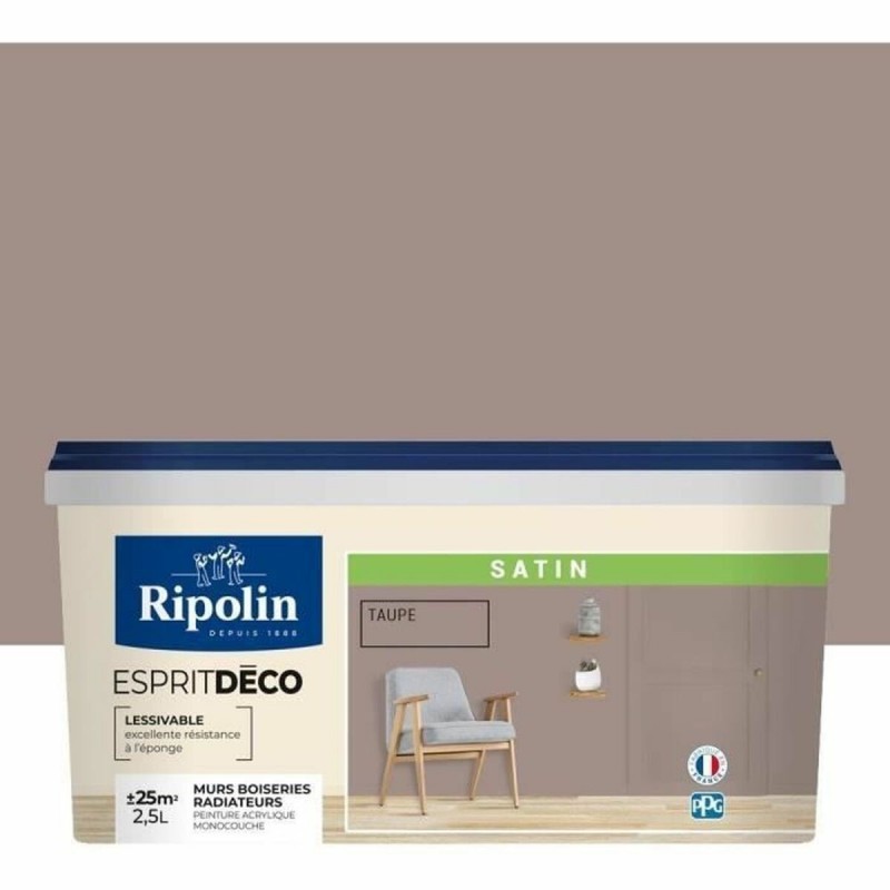 Vernice di Fondo Ripolin Marrone Raso 2,5 L