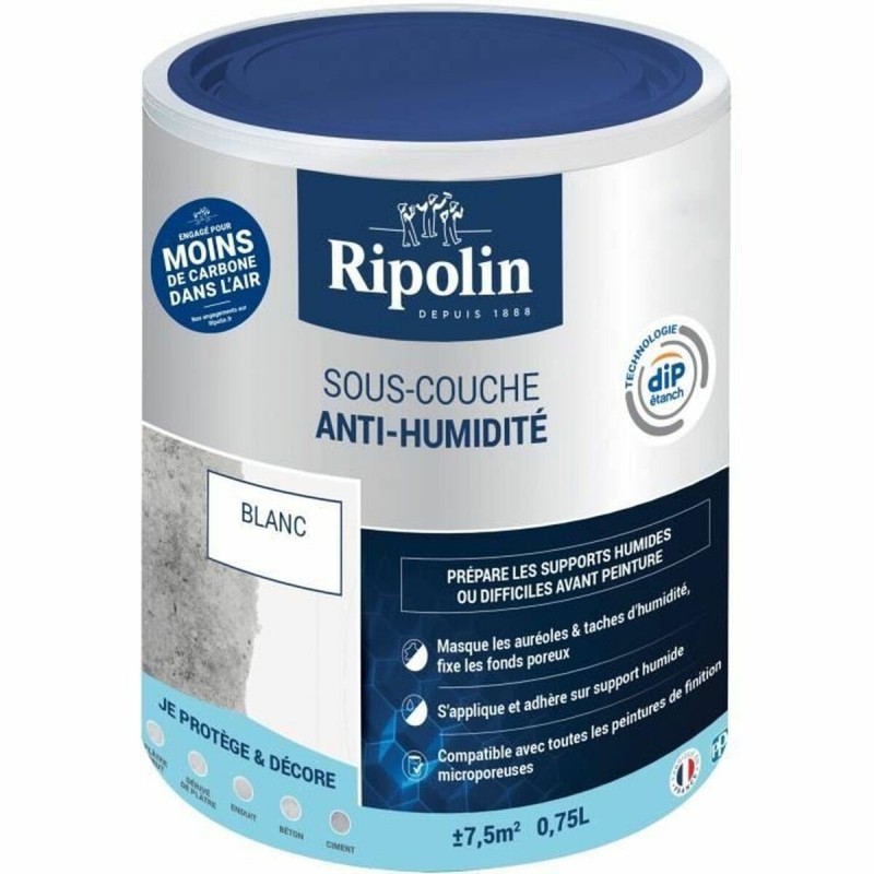 Vernice di Fondo Ripolin Bianco Mat 0,75 L