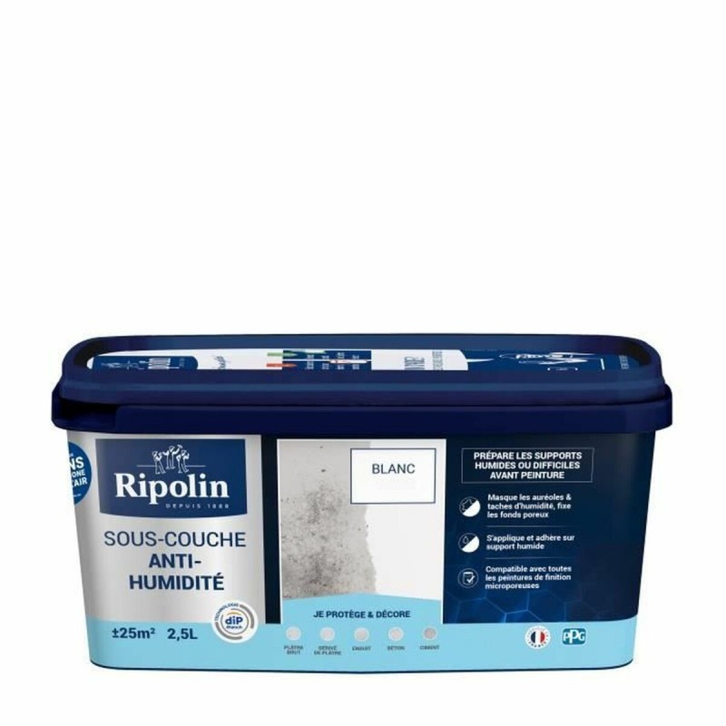 Vernice di Fondo Ripolin Bianco Mat 2,5 L
