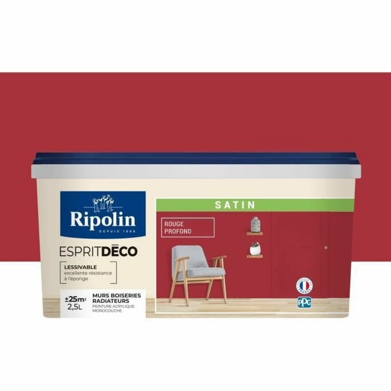 Vernice di Fondo Ripolin rouge Raso 2,5 L