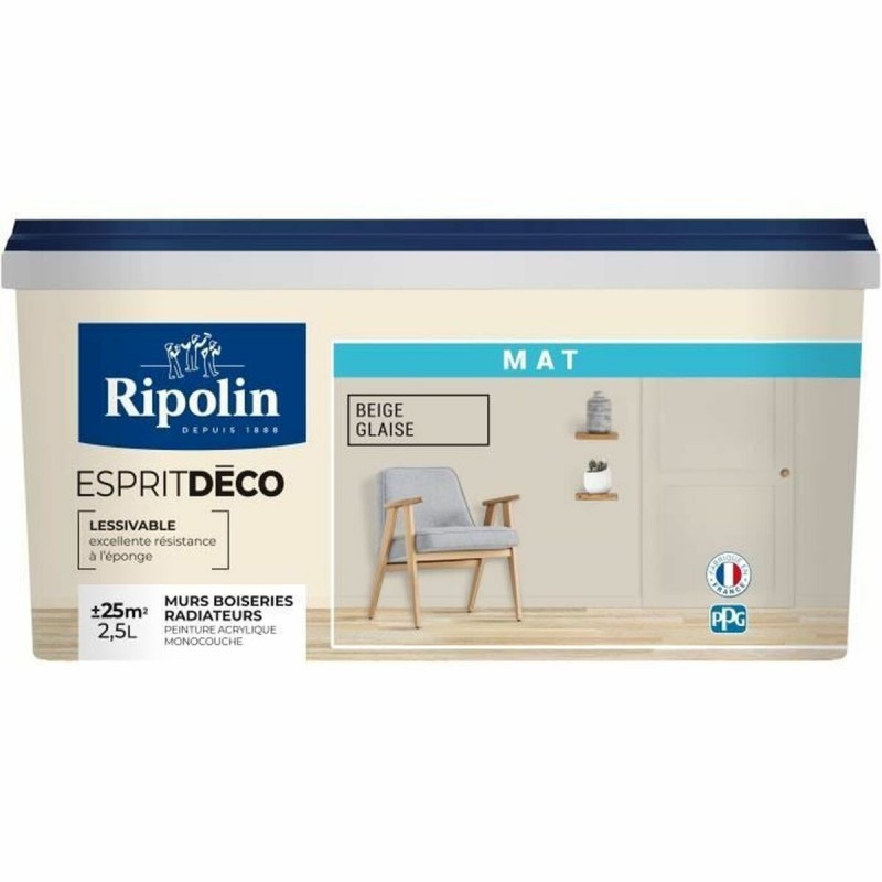 Vernice di Fondo Ripolin Beige Mat 2,5 L