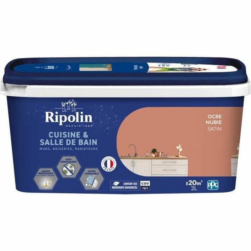 Vernice di Fondo Ripolin Rose Raso 2 L
