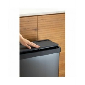 Secchio della spazzatura Curver VERTO Grigio Plastica 54 L