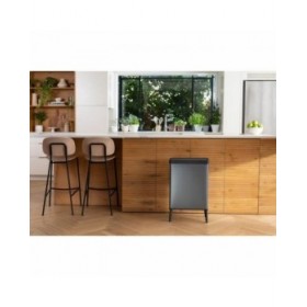 Secchio della spazzatura Curver VERTO Grigio Plastica 54 L