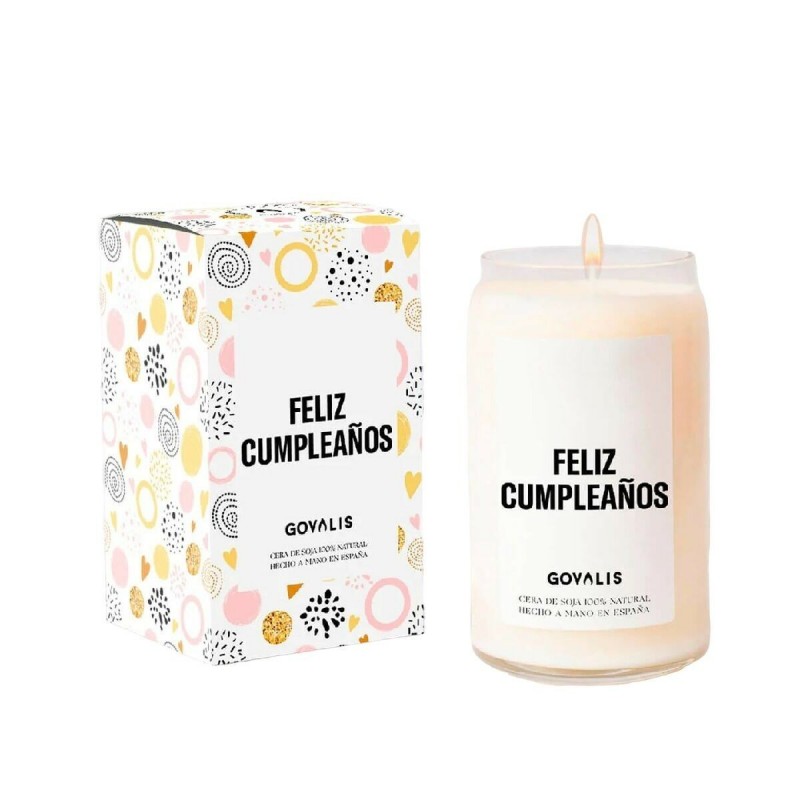 Candela Profumata GOVALIS Feliz Cumpleaños (500 g)