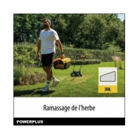 Tagliaerba elettrico Powerplus POWXG62205T 1300 W 220-240 V 32 cm 32 L