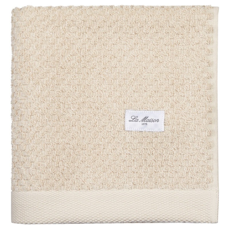 Telo da bagno La Maison Beige 100 % cotone 30 x 50 cm