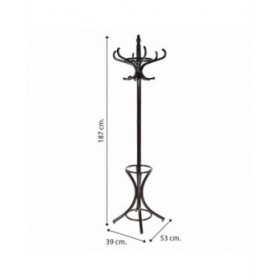 Attaccapanni da Terra Alexandra House Living Noce moscata 39 x 187 x 53 cm