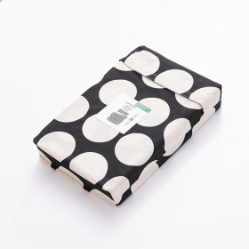Set di Lenzuola Benetton Nero Pois 4 Pezzi