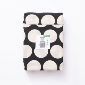 Set di Lenzuola Benetton Nero Pois 4 Pezzi