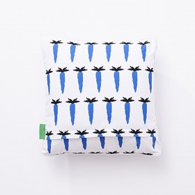 Cuscino Benetton Azzurro Bianco Carota 40 x 40 cm