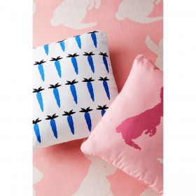 Cuscino Benetton Azzurro Bianco Carota 40 x 40 cm