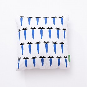Cuscino Benetton Azzurro Bianco Carota 40 x 40 cm