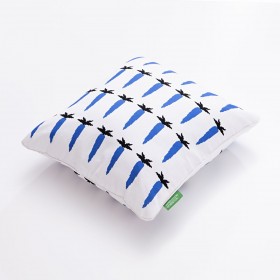 Cuscino Benetton Azzurro Bianco Carota 40 x 40 cm