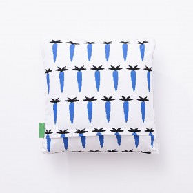 Cuscino Benetton Azzurro Bianco Carota 40 x 40 cm