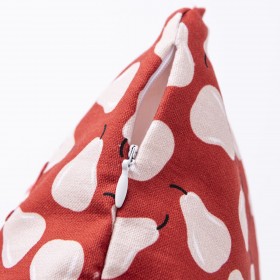 Cuscino Benetton Bianco Rosso Pera 35 x 50 cm