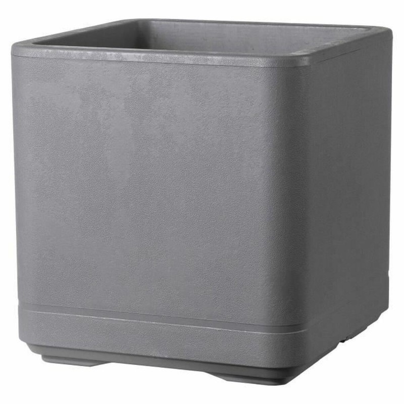 Vaso Deroma Grigio 38 x 38 x 39 cm Plastica Quadrato Secchio 38 cm