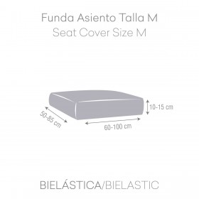 Fodera per cuscino Eysa ROC Teja Rosso Scuro 85 x 15 x 100 cm Divano