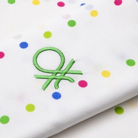 Set di Lenzuola Benetton RAINBOW 4 Pezzi