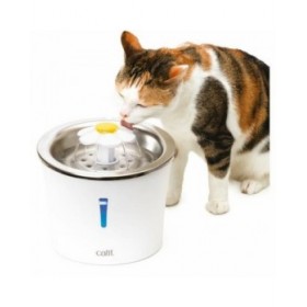 Fontana per Animali Domestici Catit Bianco Plastica/Acciaio inossidabile