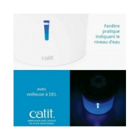 Fontana per Animali Domestici Catit Bianco Plastica/Acciaio inossidabile