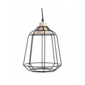 Lampadario Alexandra House Living Nero Naturale